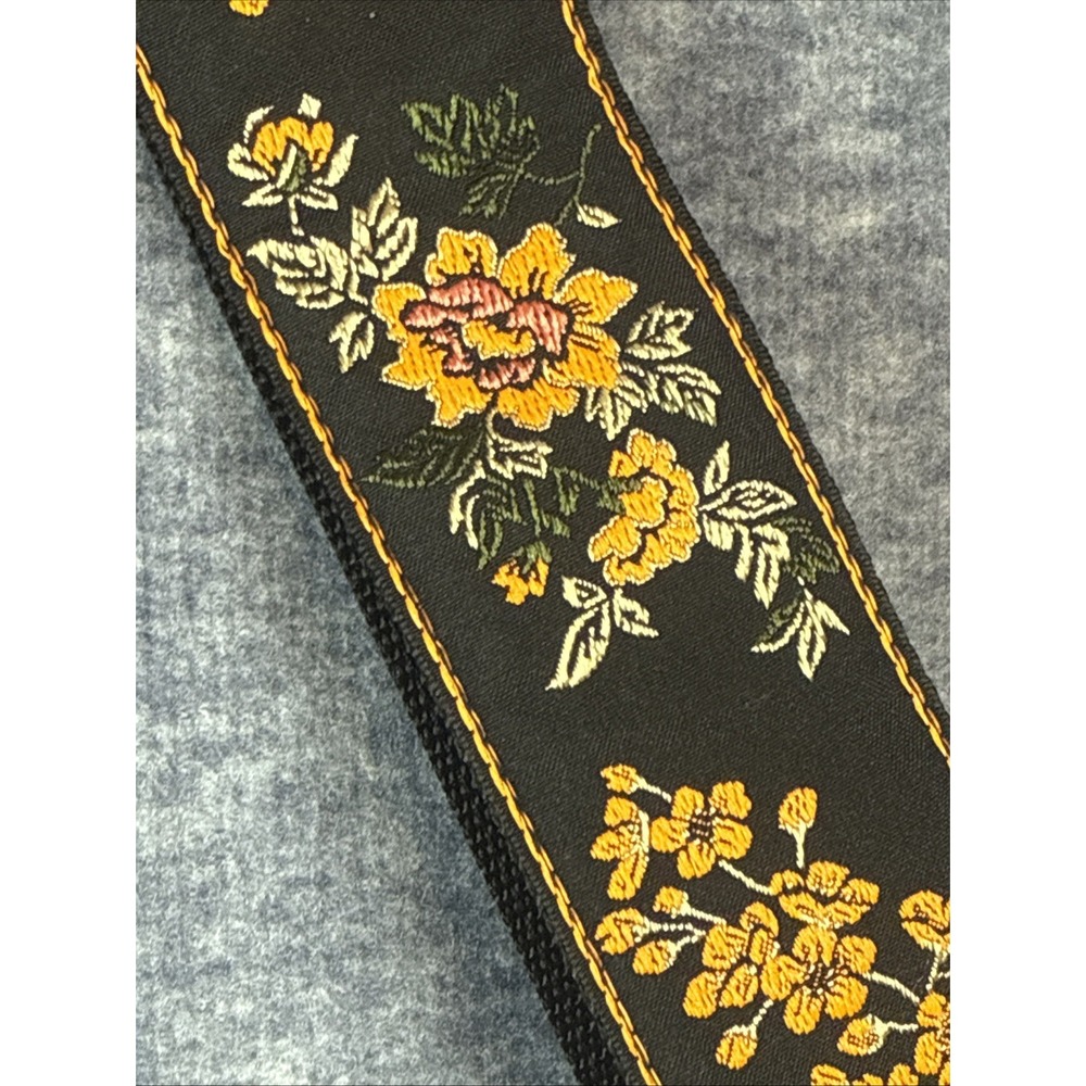 Tangerine Blossom Ernie Ball Guitar Strap / Bass Strap Jacquard W-LH Ends 5363 - Picture 7 of 7
